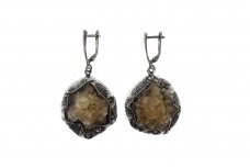 Exclusive earrings with Quartz