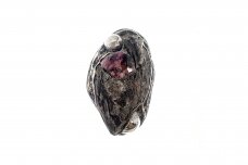Exclusive pendant - Garnet inside polished stone