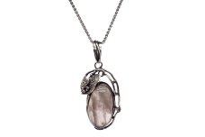 Exclusive pendant with Rose quartz