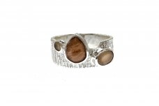 Exclusive ring with sunstone
