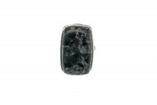 Exclusive ring with seraphinite stone