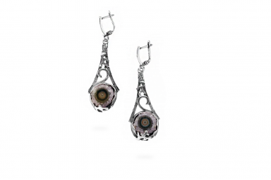 Earrings with Amethyst