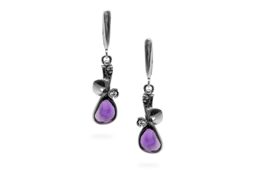 Exclusive earrings with Amethyst Exclusive earrings with Amethyst