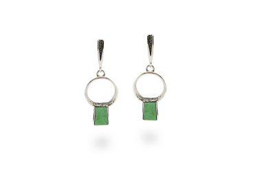 Exclusive earrings with Chrysoprase Exclusive earrings with Chrysoprase