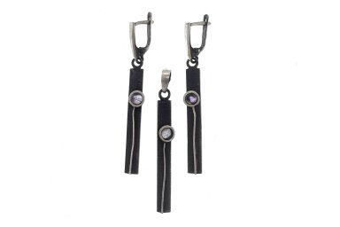 Exclusive set - Amethyst flower