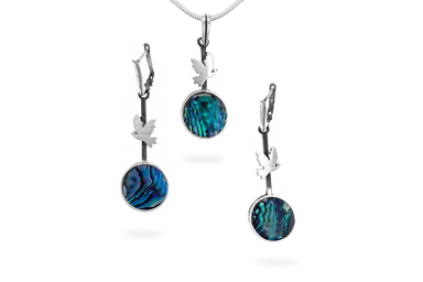 Exclusive set - Mother-of-pearl bird