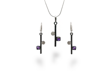 Exclusive set with Amethyst Exclusive set with Amethyst