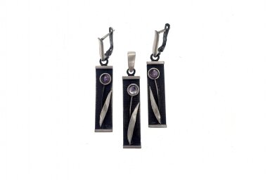Exclusive set with amethyst