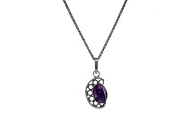 Exclusive pendant with Charoite Exclusive pendant with Charoite