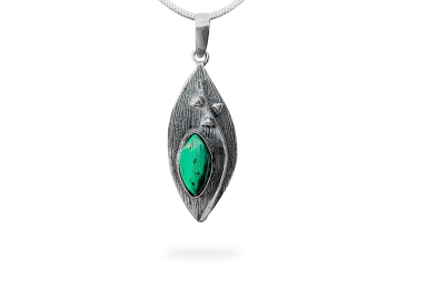 Exclusive pendant with Malachite