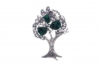 Brooch - Pendant "Green tree" 1