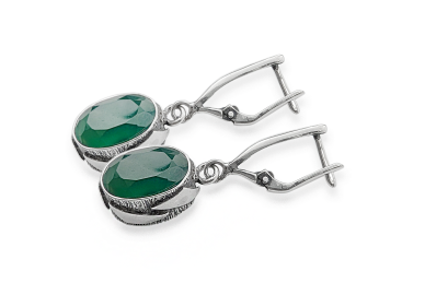 Exclusive earrings with Agate 1