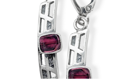Exclusive earrings with Garnets 3