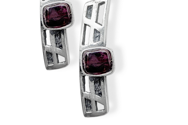 Exclusive earrings with Garnets 4