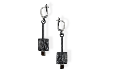 Exclusive earrings with Hematite 1