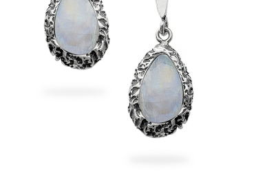Exclusive earrings with Moonstone 2 Exclusive earrings with Moonstone 2