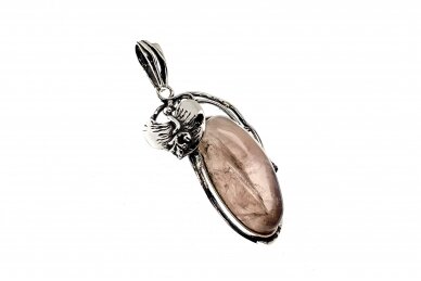 Exclusive pendant with Rose quartz 2