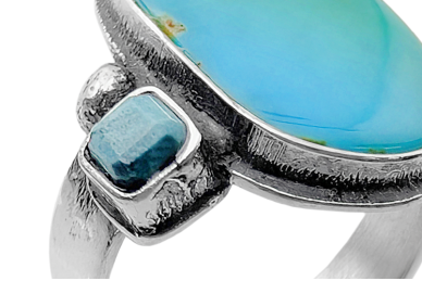 Exclusive ring with Turquoise 2 Exclusive ring with Turquoise 2