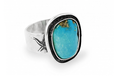 Exclusive ring with Turquoise 1