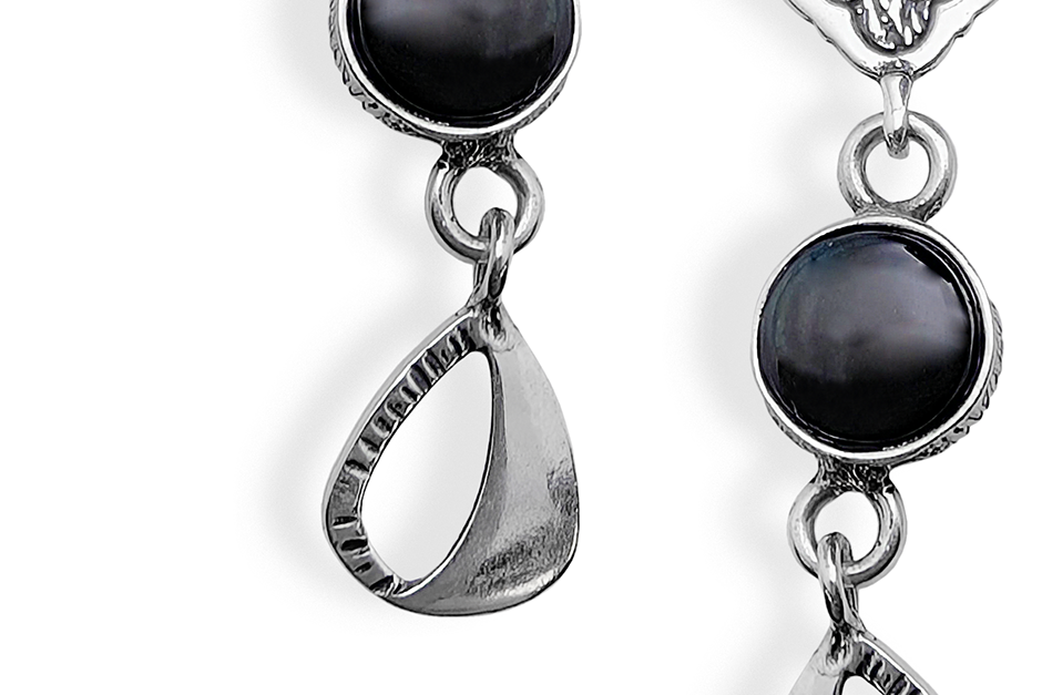 Exclusive earrings with Labradorite 3