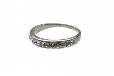 Ring with Crystal eyelets  Ž0000700170